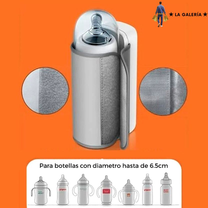 Calentador Portátil de Mamaderas con Recarga USB