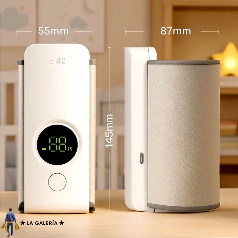 Calentador Portátil de Mamaderas con Recarga USB